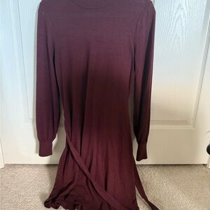 Abercrombie & Fitch Maroon Knit Dress